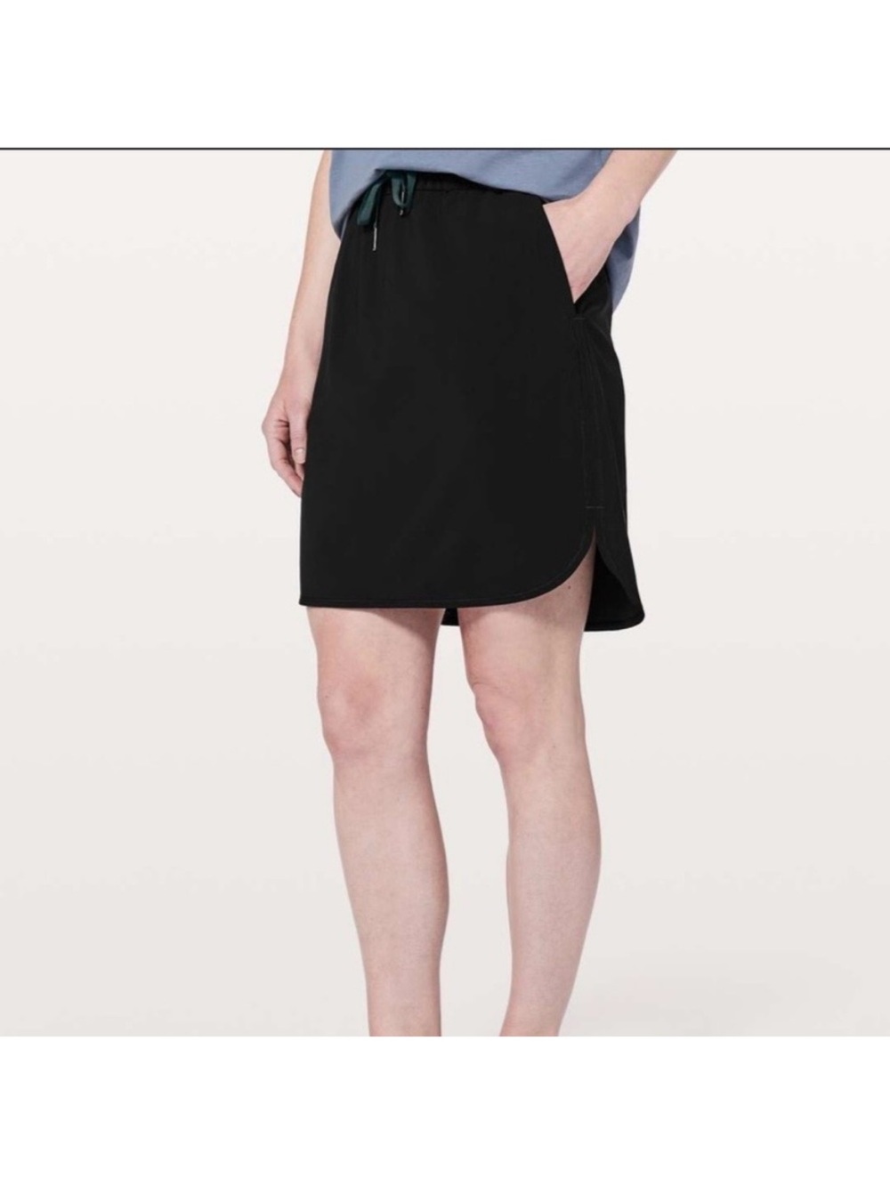 Lululemon On The Fly Skirt *21" Black Size 6 | Teacher Skirt
